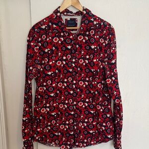 Cactus Man Ricky Singh Floral Cotton Long Sleeve Button Up